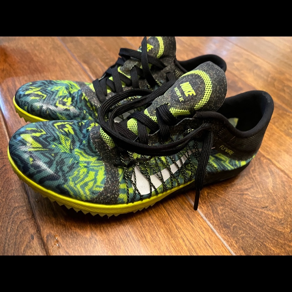 TRACK SHOES Mens Nike Zoom Victory Waffle Flywire Running Racing XC (5.5)